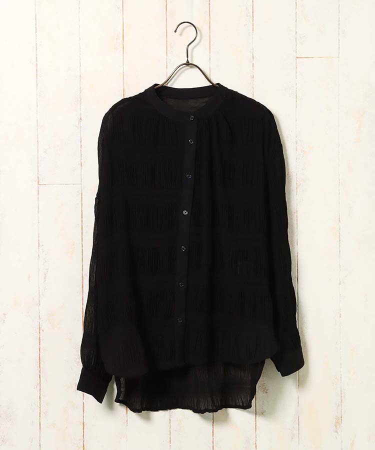 マジョリカプリーツブラウス