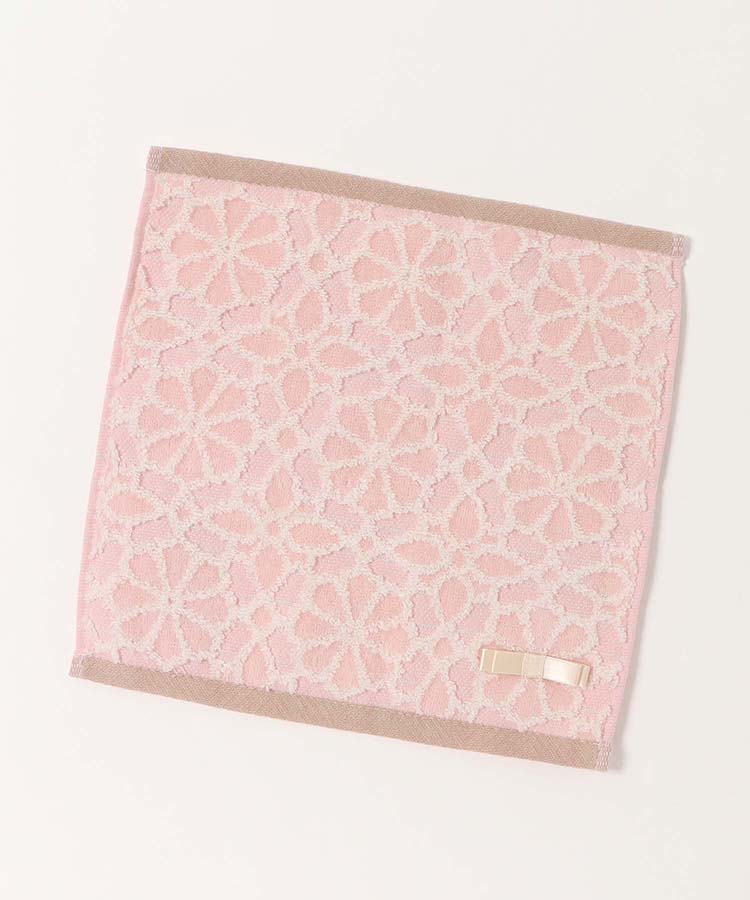 タイルフラワータオルハンカチ