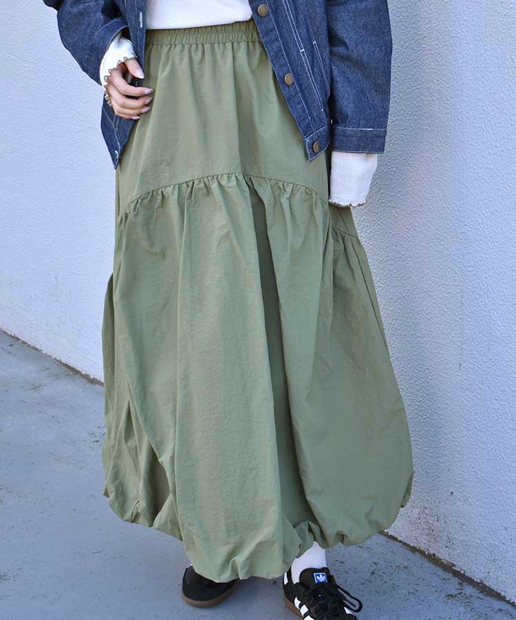 タフタバルーンスカート