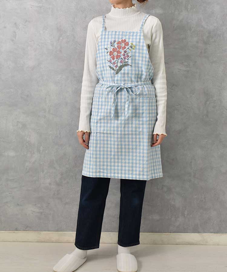 クロスブルームショートエプロン