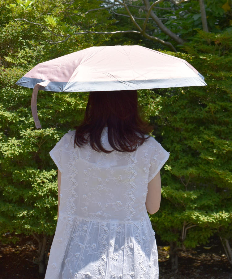 リング晴雨兼用折りたたみ傘