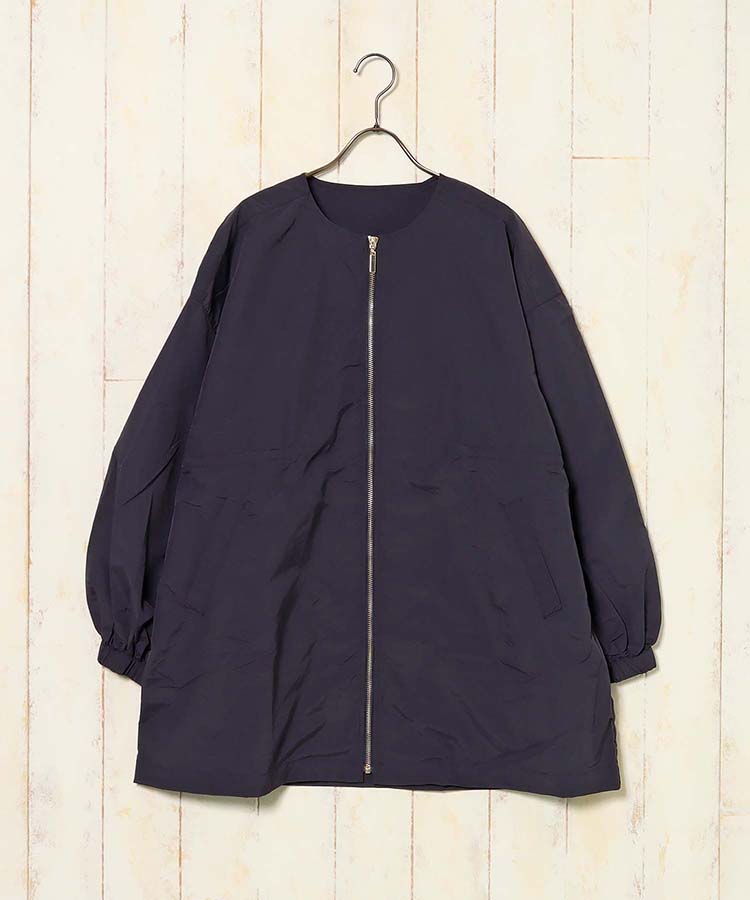 撥水加工ミドル丈コート