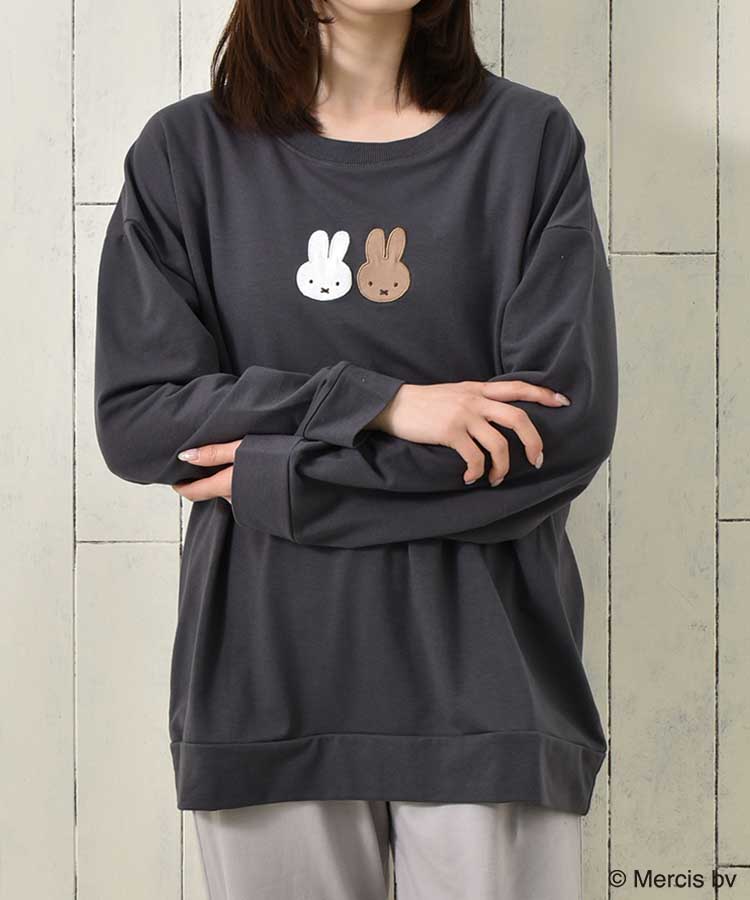 ミッフィーミニ裏毛ルームウェア上下セット