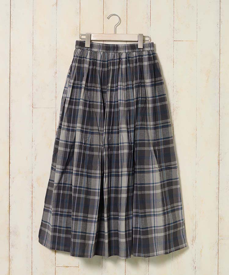 チェックスカート
