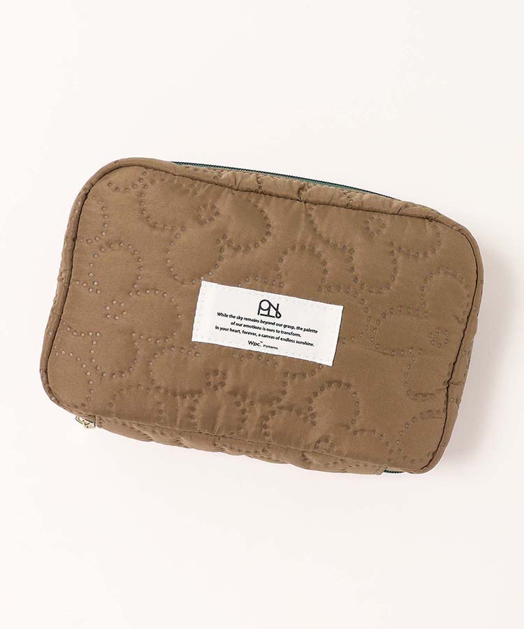 撥水キルティングガジェットポーチ