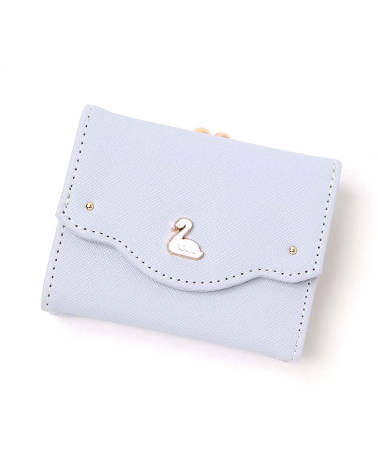 スワンエポがま口折財布