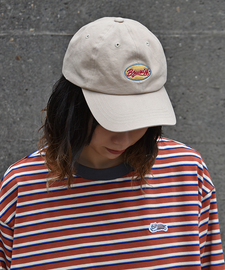 Bouncy.ロゴ刺繍キャップ