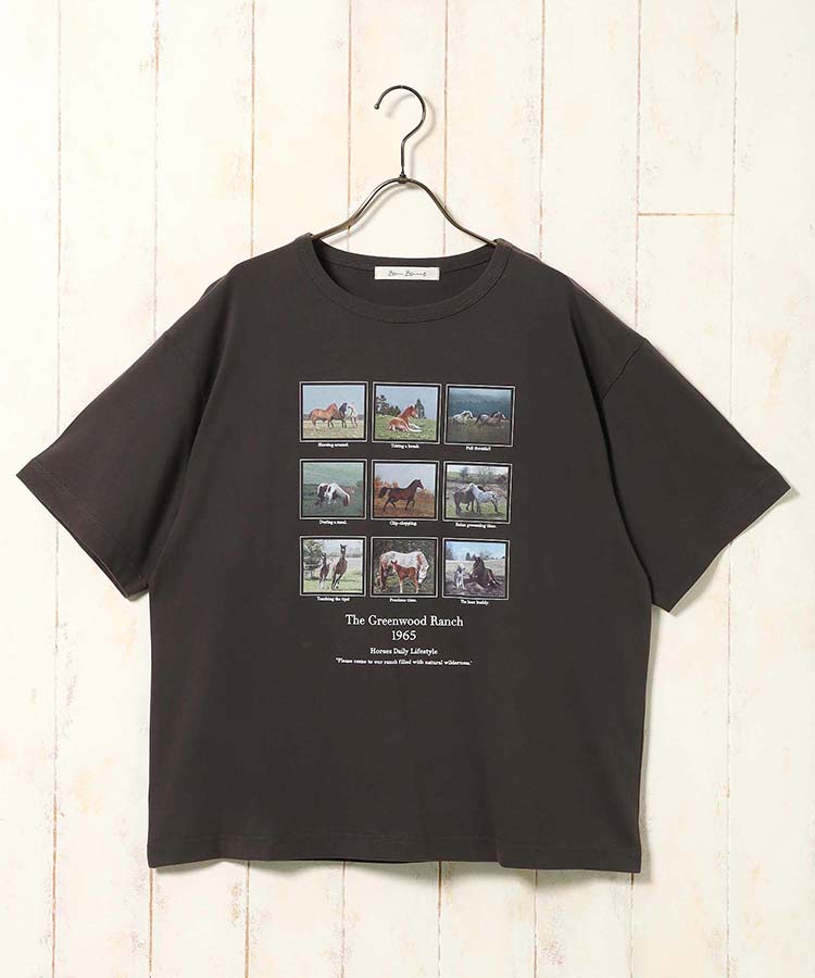 HORSEフォトTシャツ