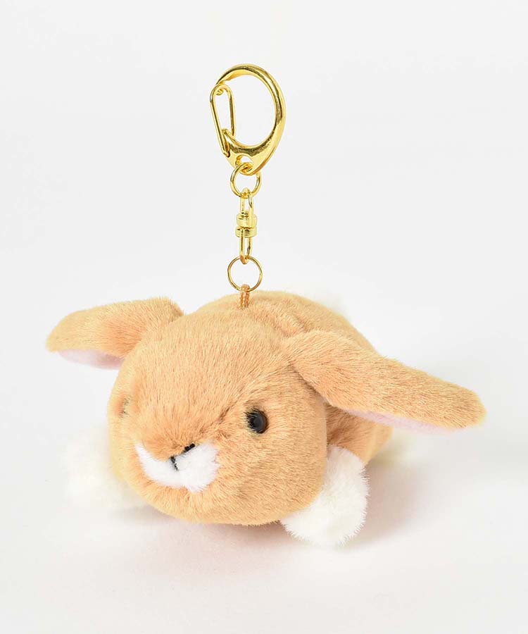 ふわぽちゃうさぎぬいぐるみキーホルダー