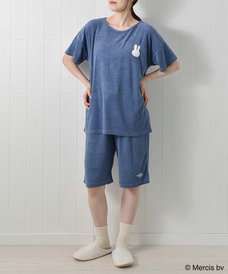 ミッフィー 半袖パイルルームウェア上下セット
