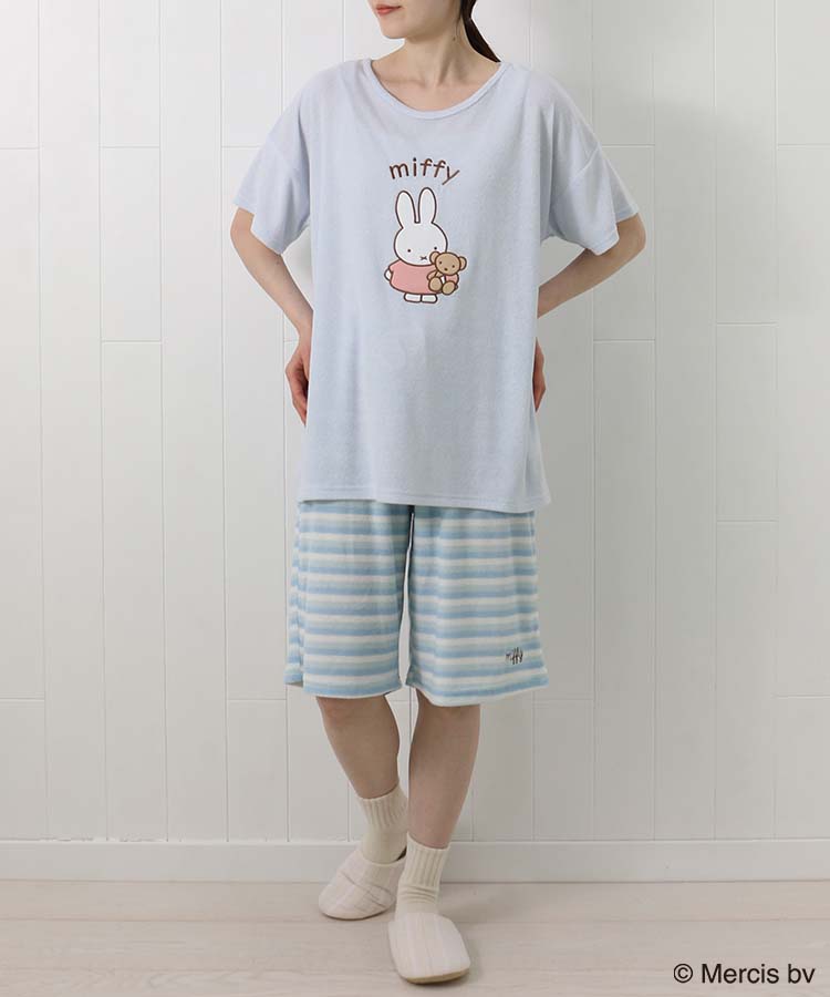 ミッフィー 半袖パイルルームウェア上下セット
