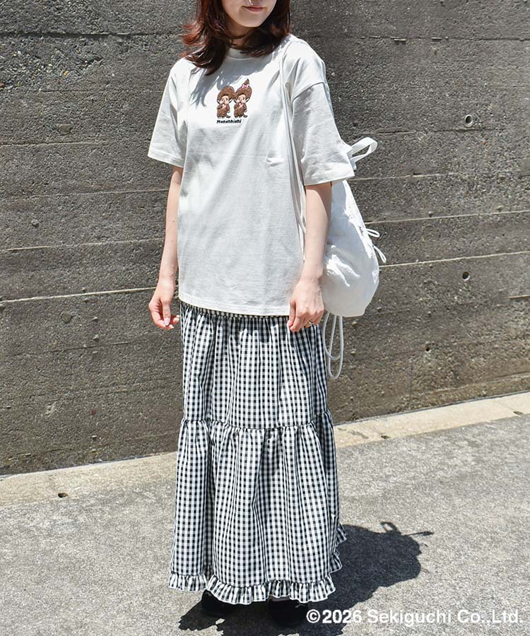 モンチッチ刺繍Tシャツ