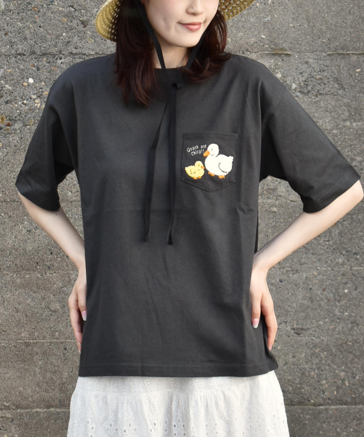 あひるの親子サガラTシャツ