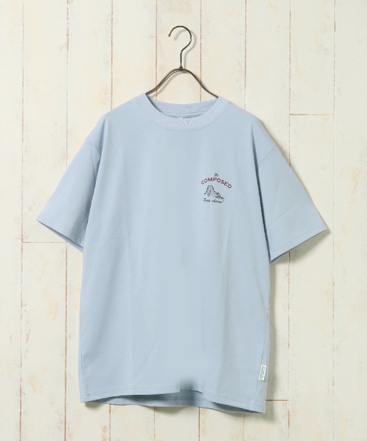 catイラストプリントTシャツ