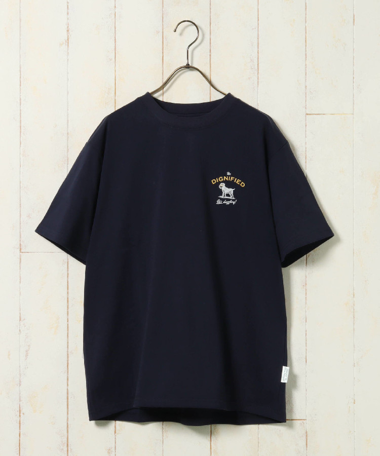 dogイラストプリントTシャツ