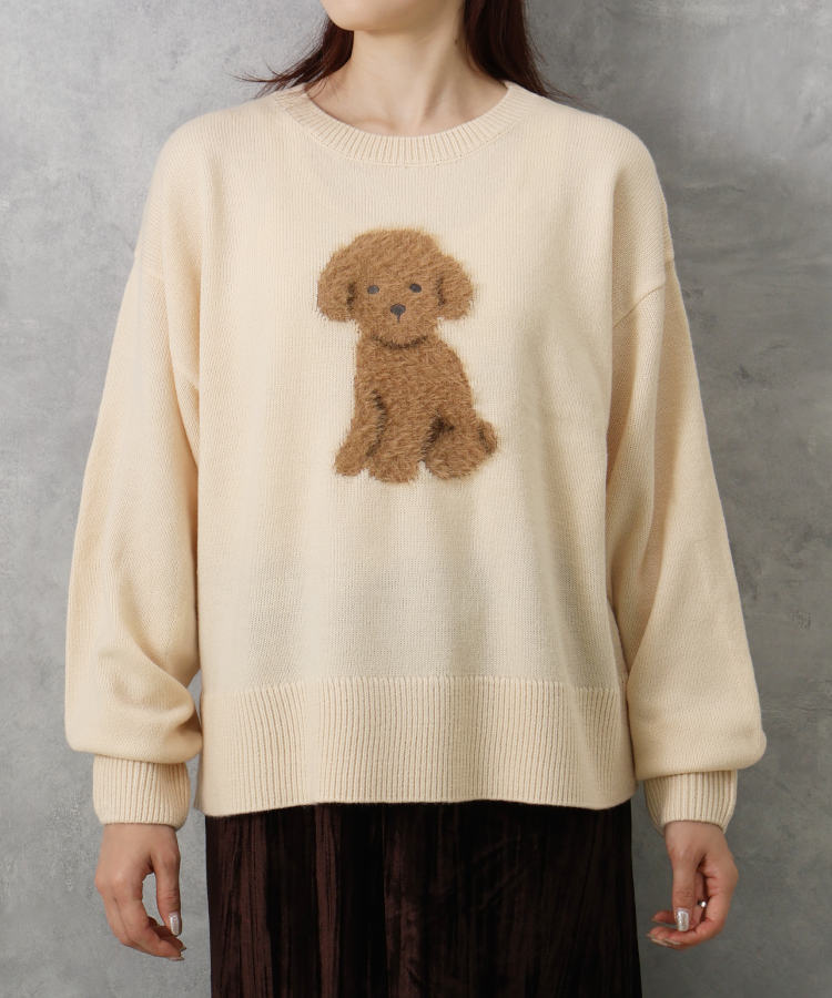 le petale dogニットプルオーバー