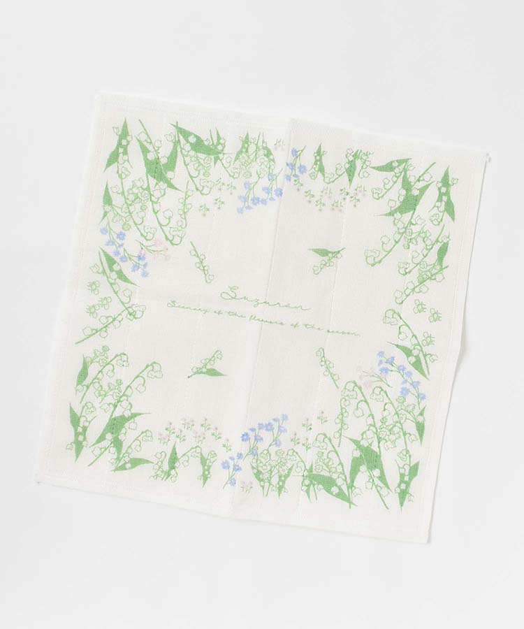 フラワーシーンかや生地ふきん