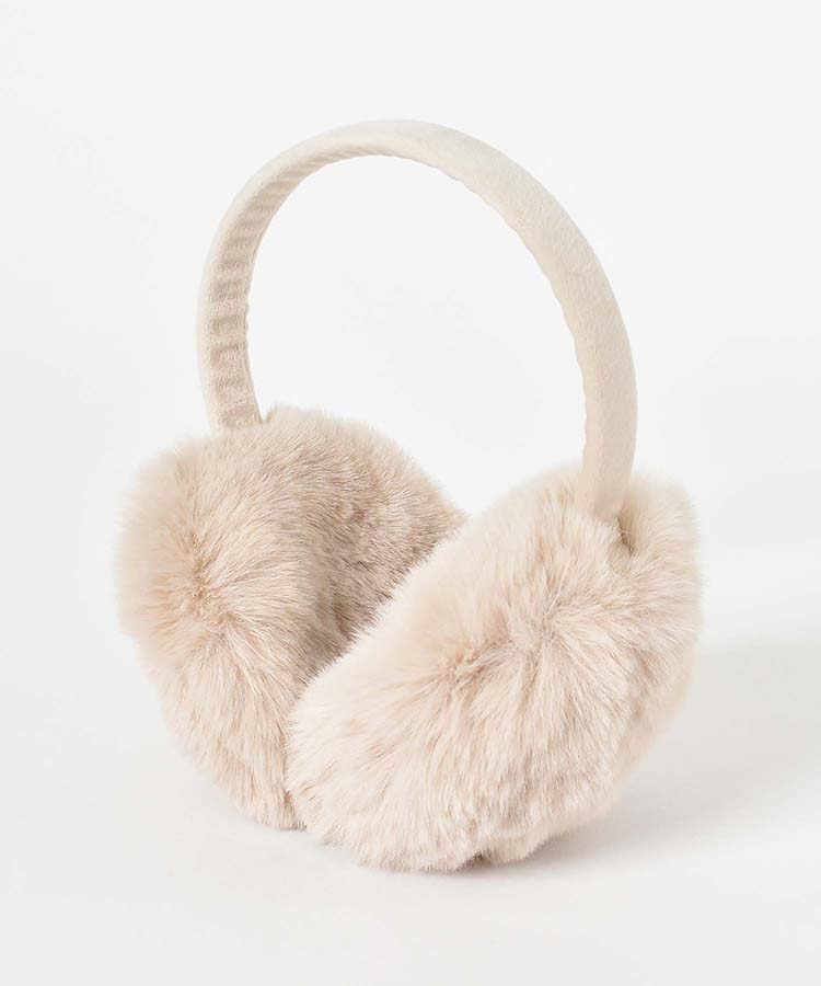 太アームフェイクファーイヤマフ