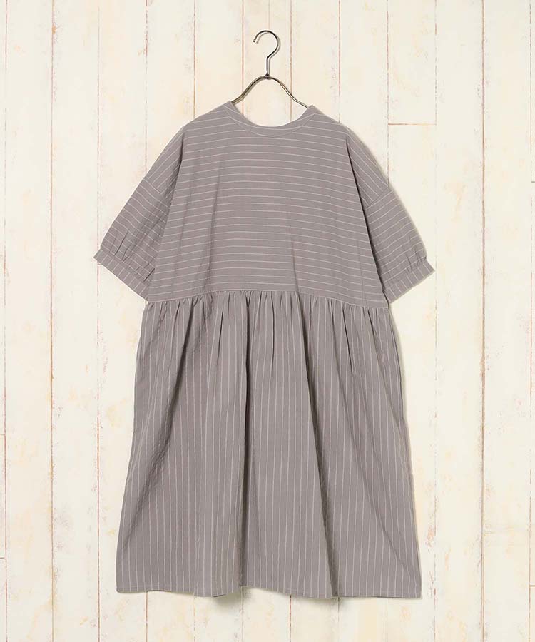 ≪SALE≫ボーダー切替ワンピース