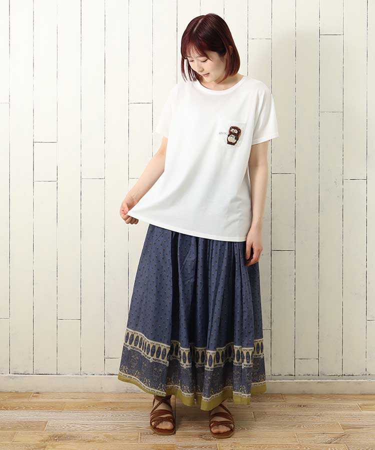 ≪SALE≫タヌキの置物サガラTシャツ