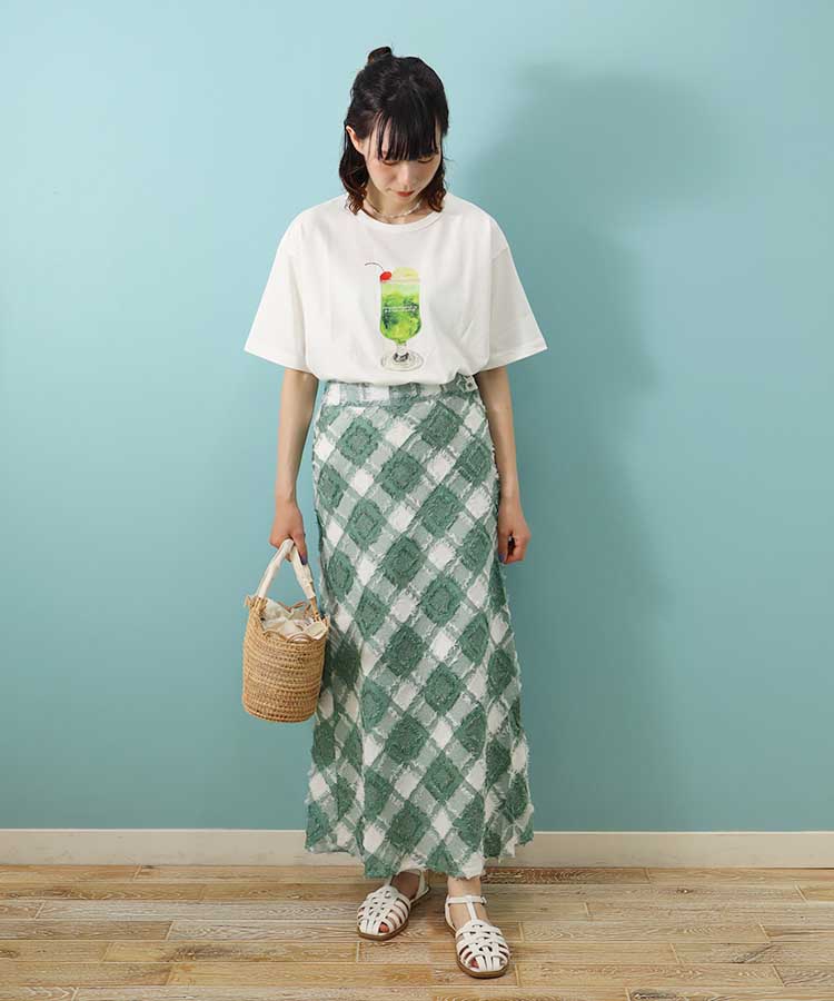 クリームソーダプリントTシャツ