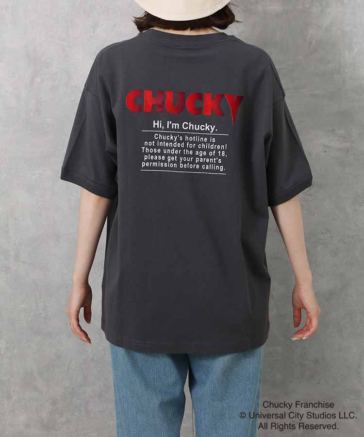 CHUCKYバンド風イラストTシャツ