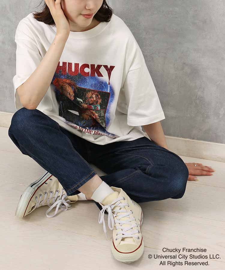 CHUCKYポスター風Tシャツ