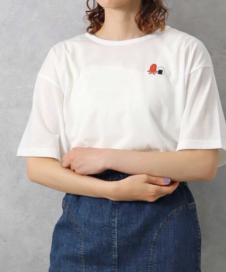 ≪SALE≫たこさんおにぎり刺繍Tシャツ