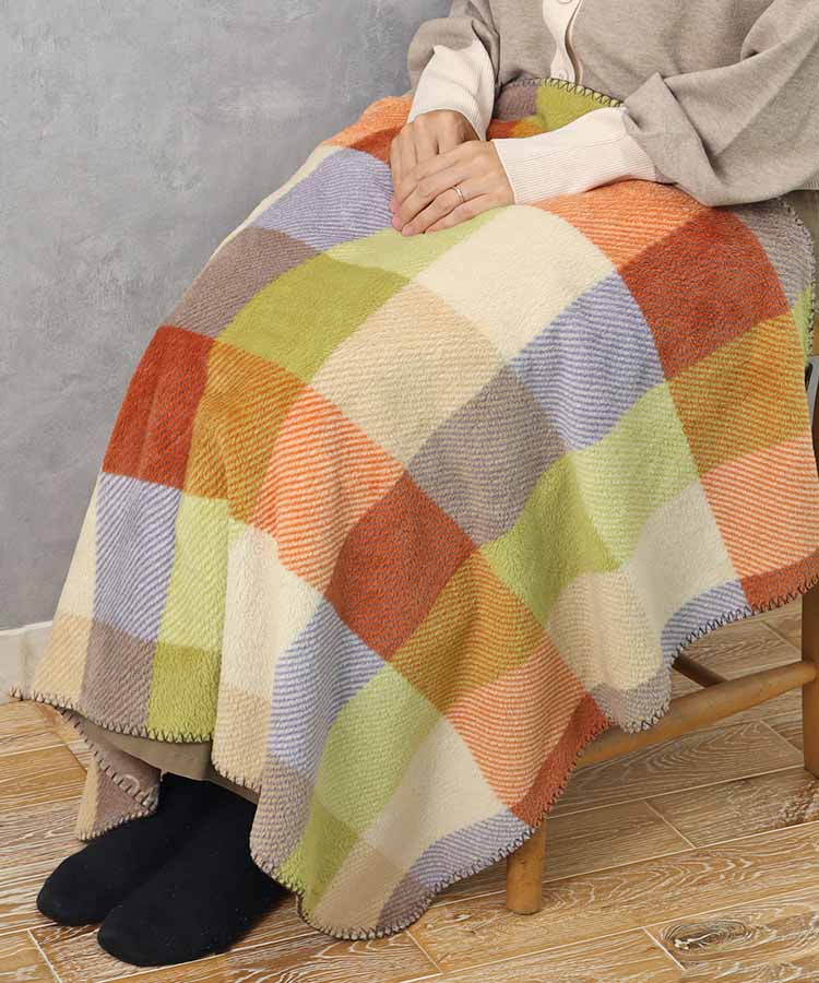 リバーシブルブランケット