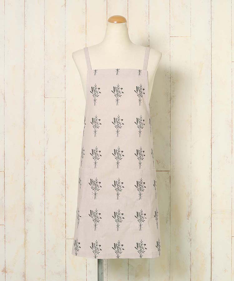プリント総柄エプロン