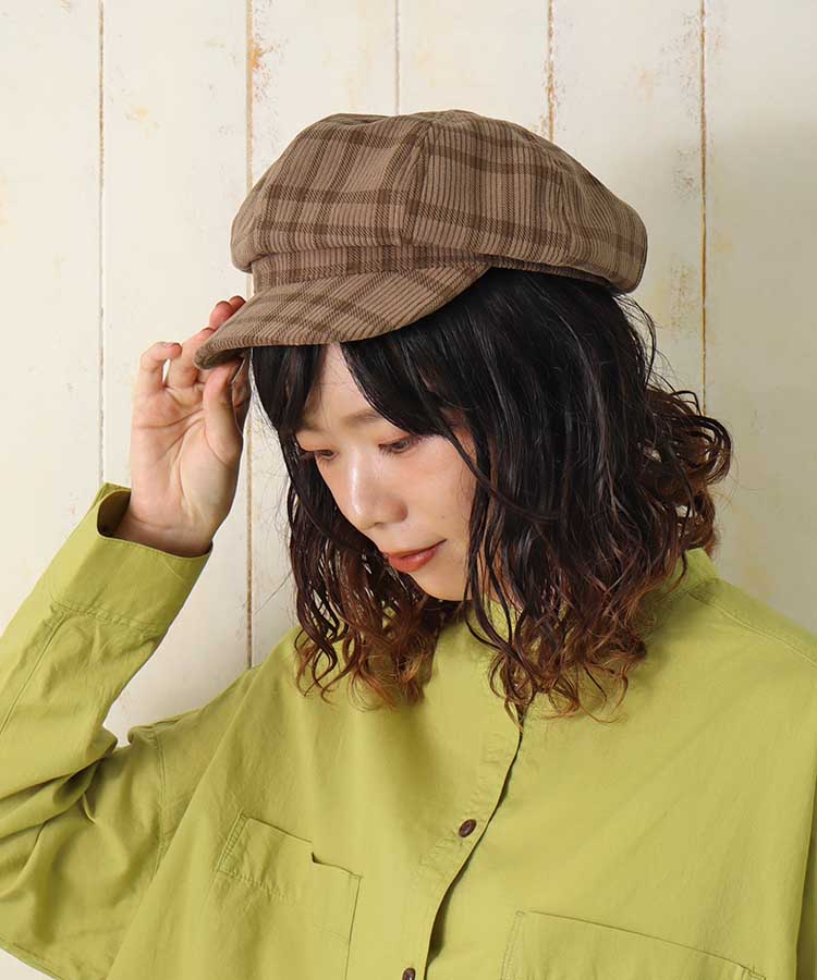 チェックキャスケット