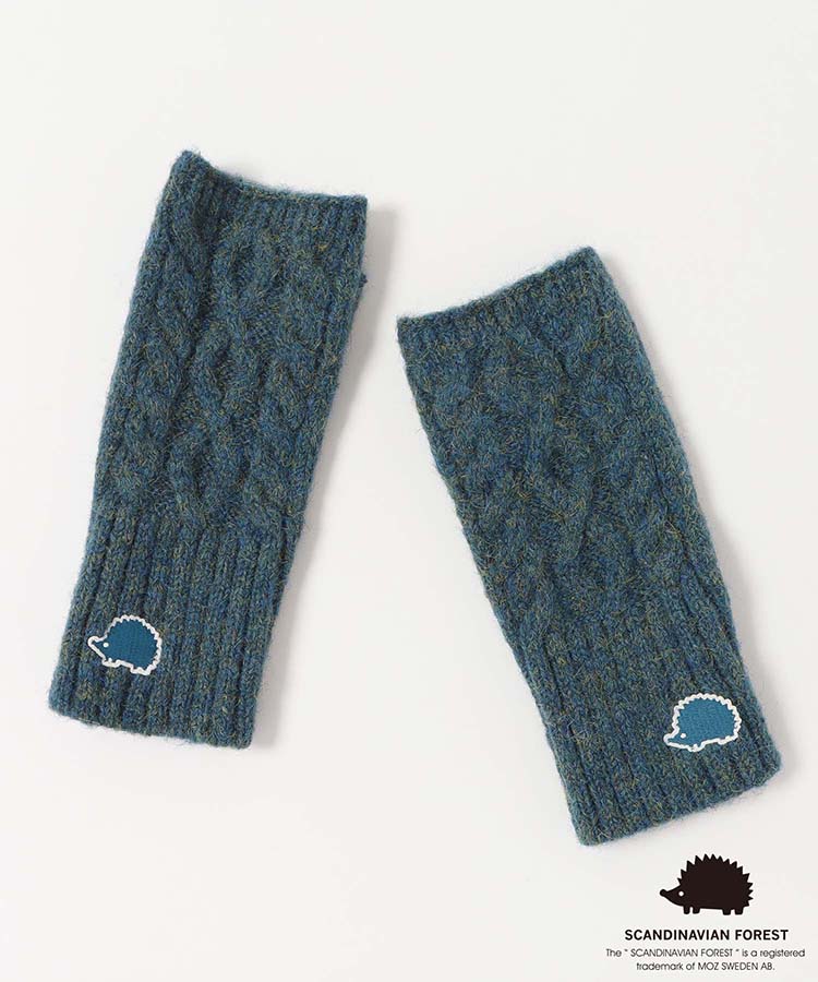 スカンジナビアンフォレスト  刺繍フィンガーレスグローブ