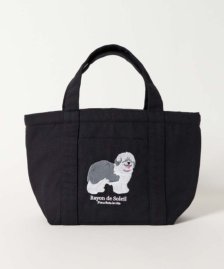 アニマル刺繍保冷トート