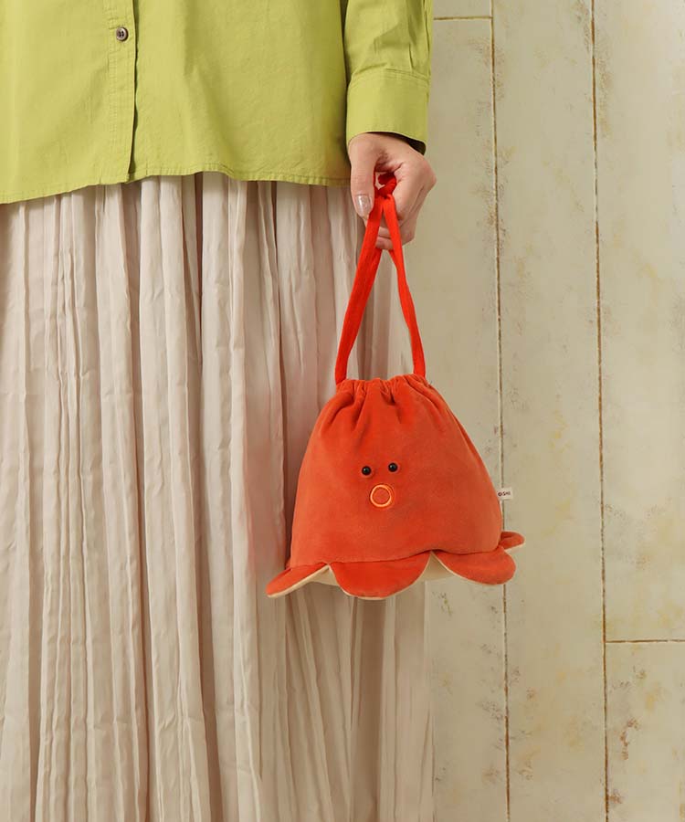 おいしい巾着ポーチ