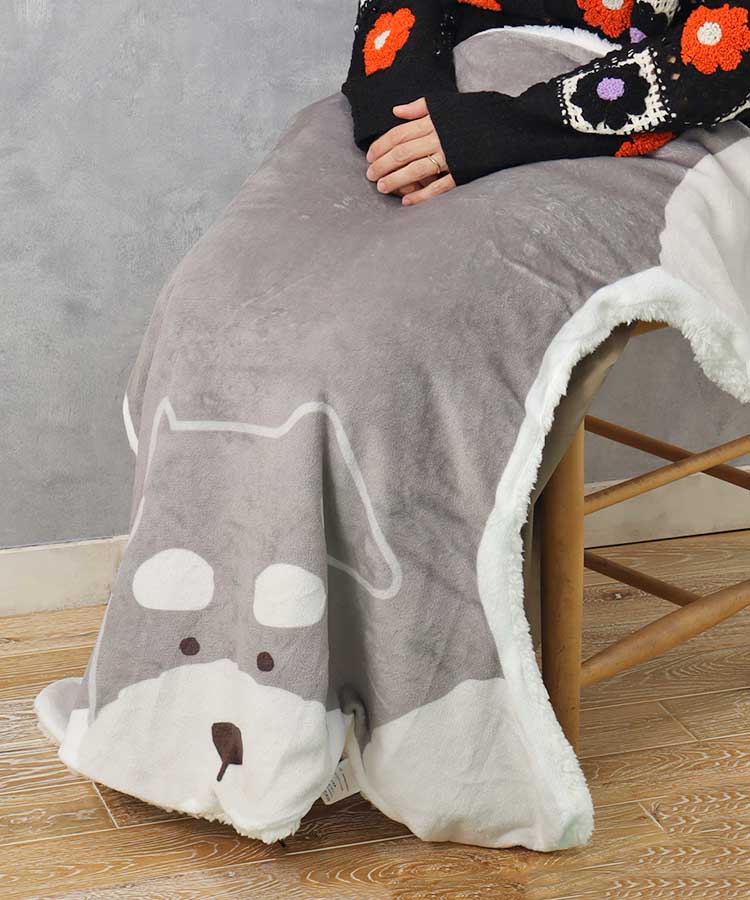 【WEB限定】犬のかたちブランケット