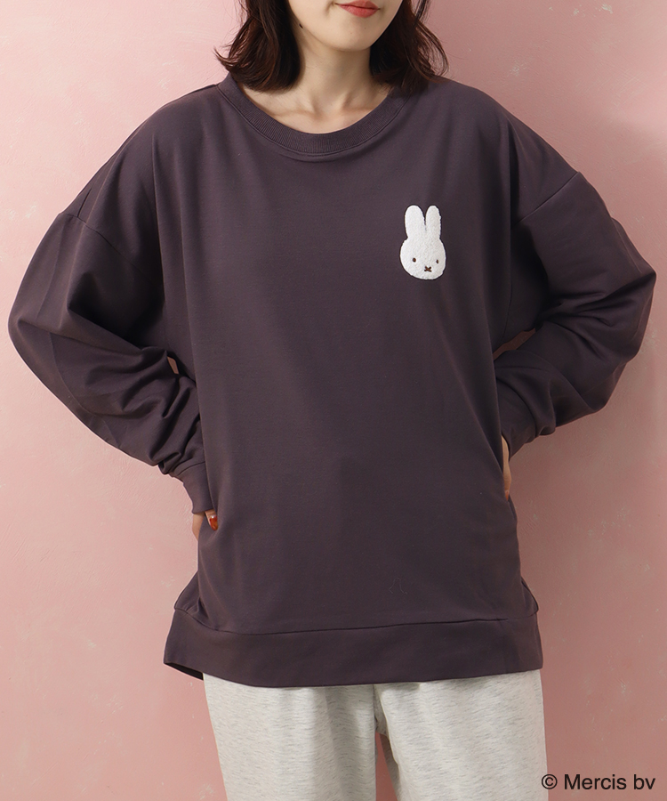 ミッフィーサガラミニ裏毛ルームウェア上下セット