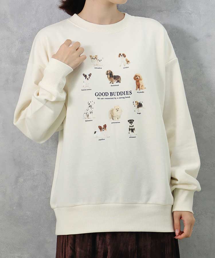 le petale GOOD BUDDIES DOGスウェット