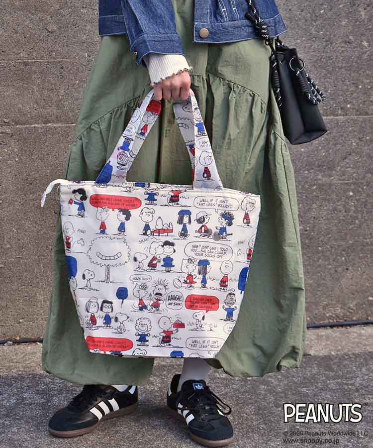 PEANUTS箱入りエコバッグM