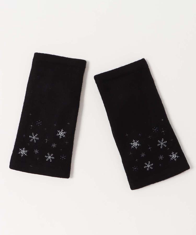 雪柄フィンガーレスグローブ