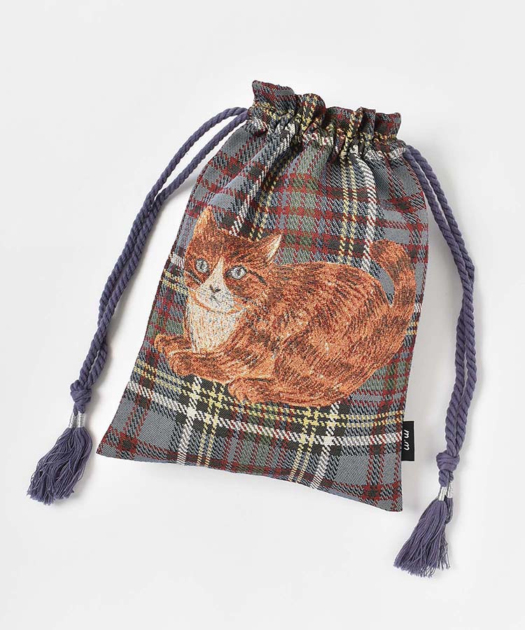 松尾ミユキチェック巾着