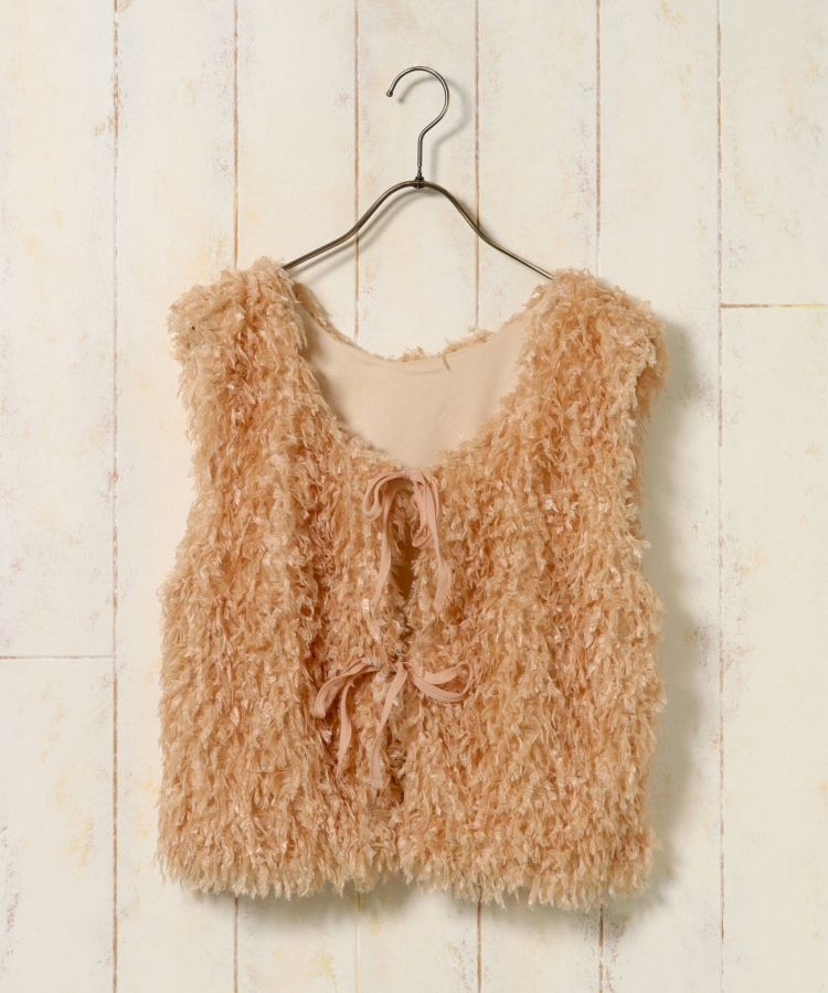 ≪SALE≫【WEB限定】フリンジ2wayベスト