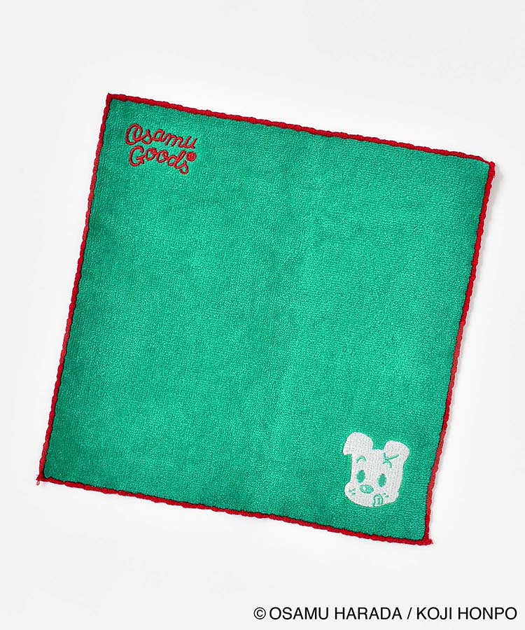 OSAMU GOODSポイント刺繍ミニタオル