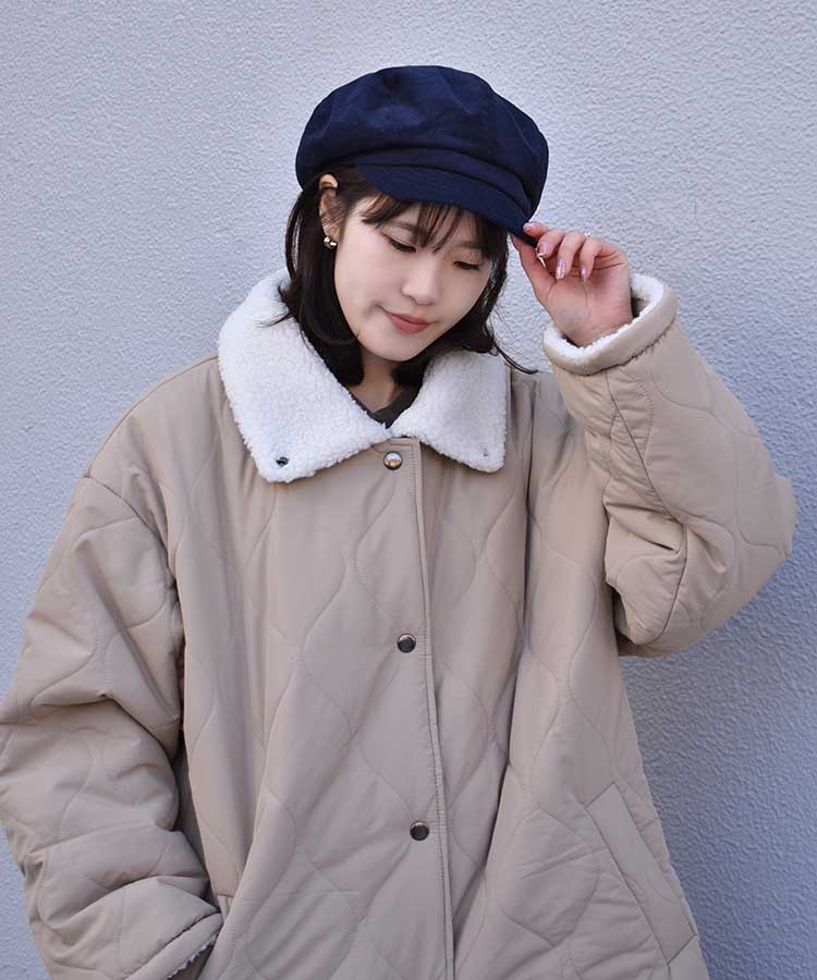 コーデュロイキャスケット