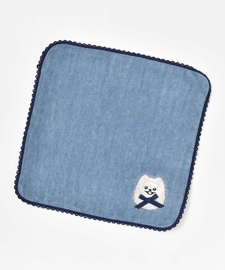 ドッグリボンタオルハンカチ