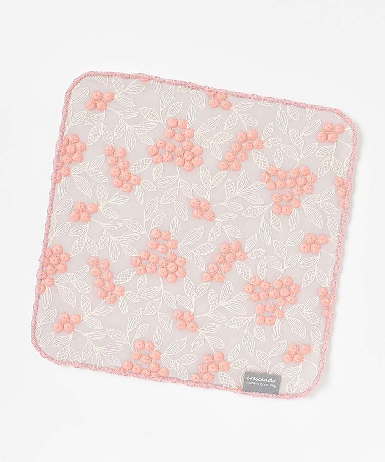 エンブロイダリー刺繍ハンカチ