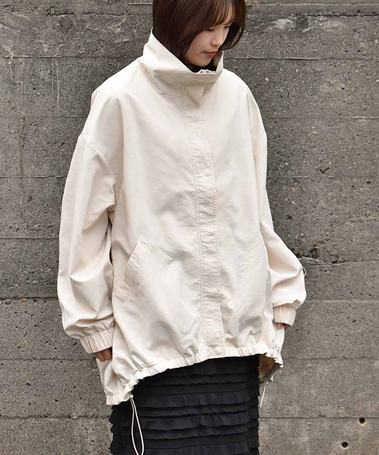 スタンドカラーブルゾン