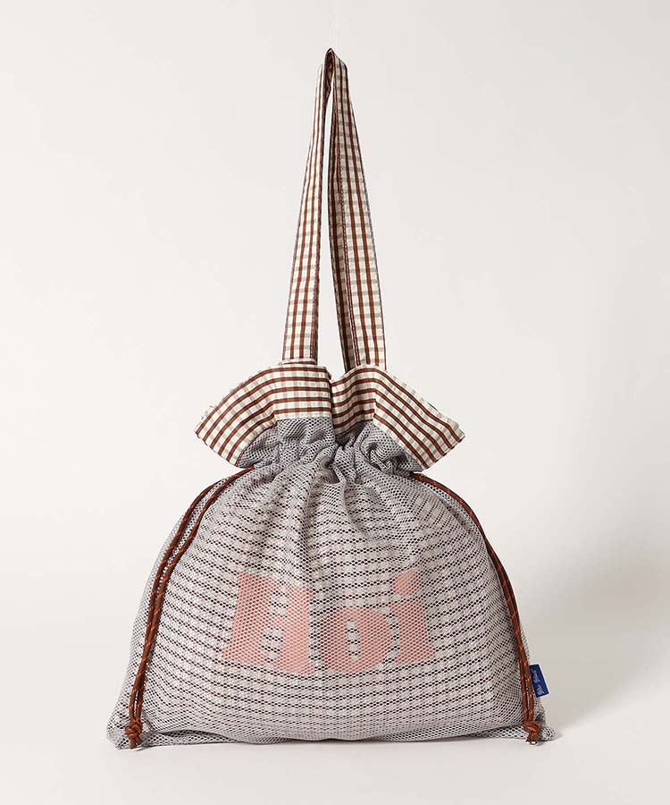 巾着3WAYメッシュトート