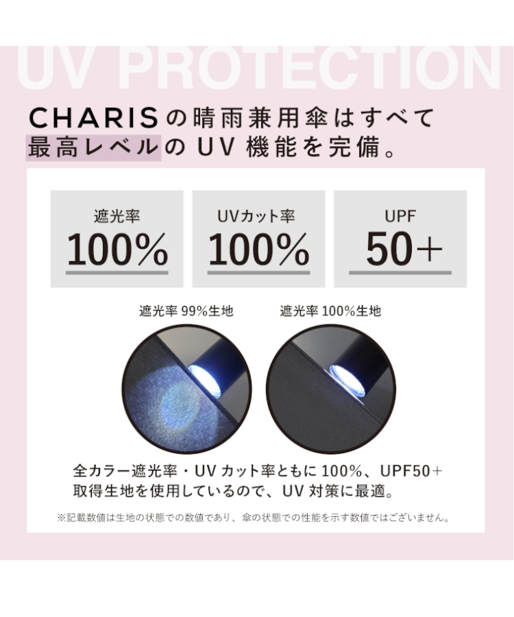 【WEB限定】ビジュー晴兼折傘
