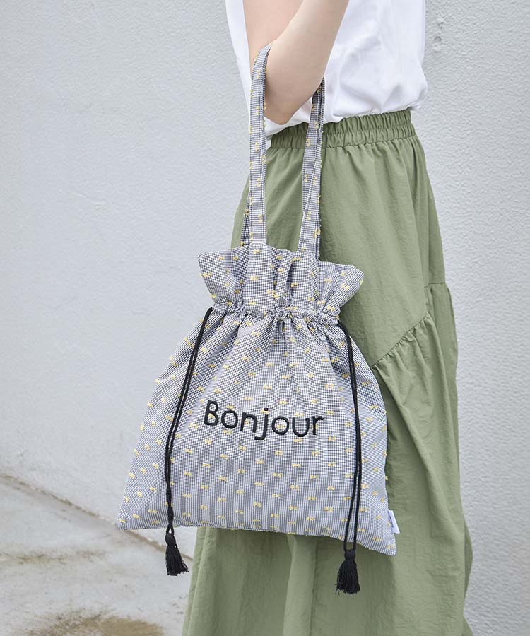 ナビー巾着トート