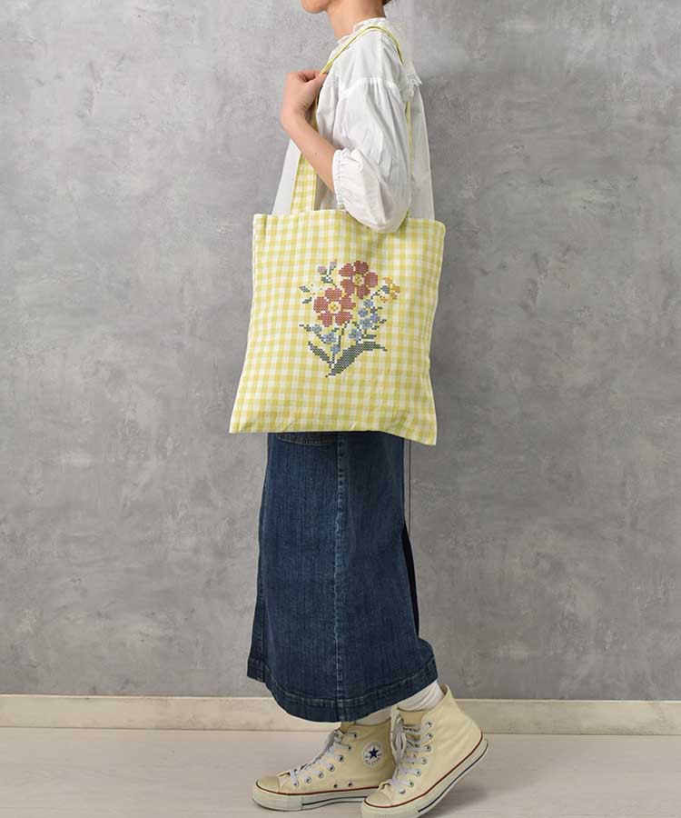 クロスブルームトートバッグ